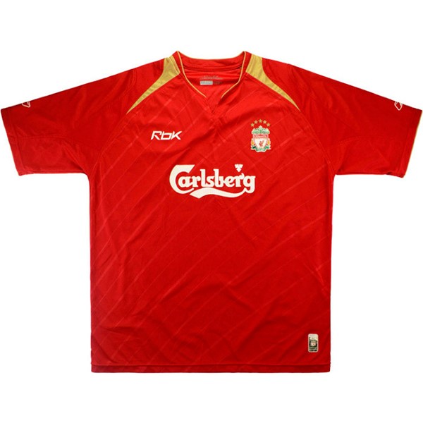 Heimtrikot Thailand Liverpool Retro 2005 Rote Günstige Fußballtrikots